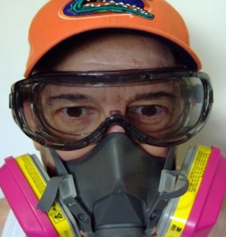 NIOSH breathing mask for ULV fogging